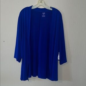 East 5th Royal Blue Cardigan NWT size 2X